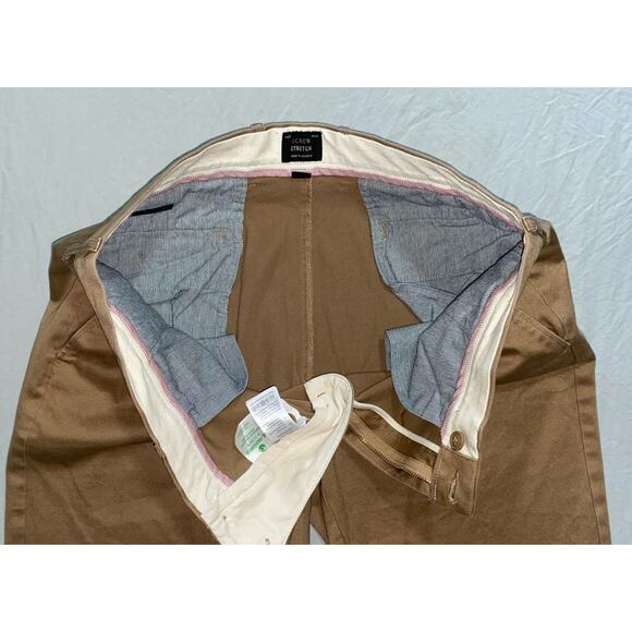 J Crew Re-Imagined 770 Straight Flat Front Stretch Cotton Chino Pants. 32X29.5. - Picture 6 of 8